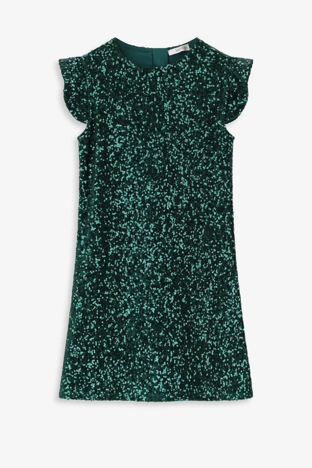 Groene jurk met pailletten