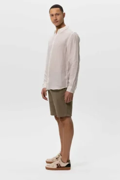 Groene katoenen chino shorts