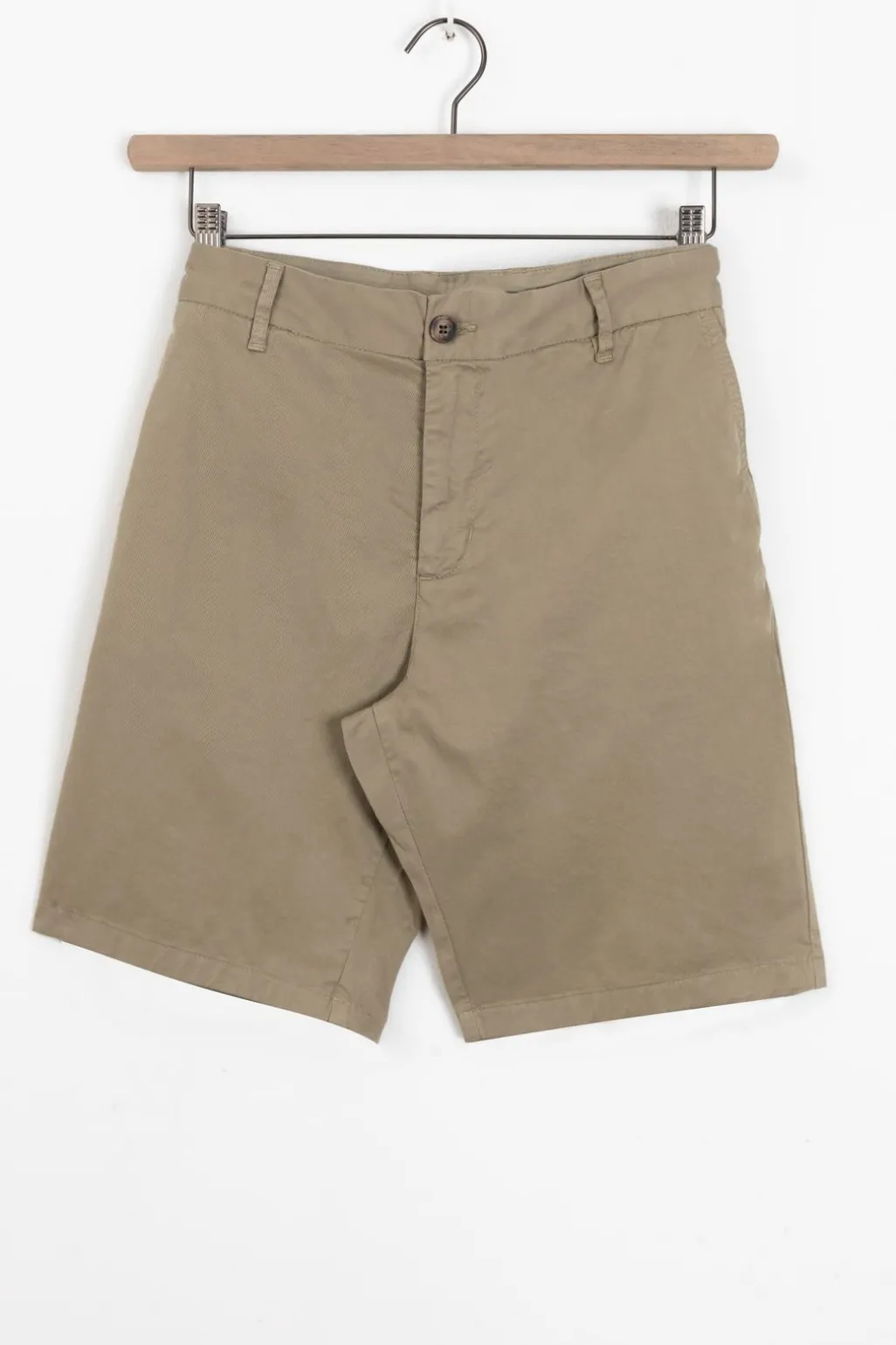 Groene katoenen chino shorts
