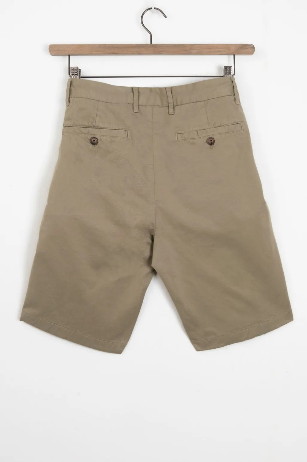 Groene katoenen chino shorts