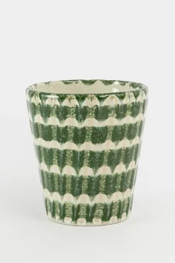 Groene koffiemokken met print
