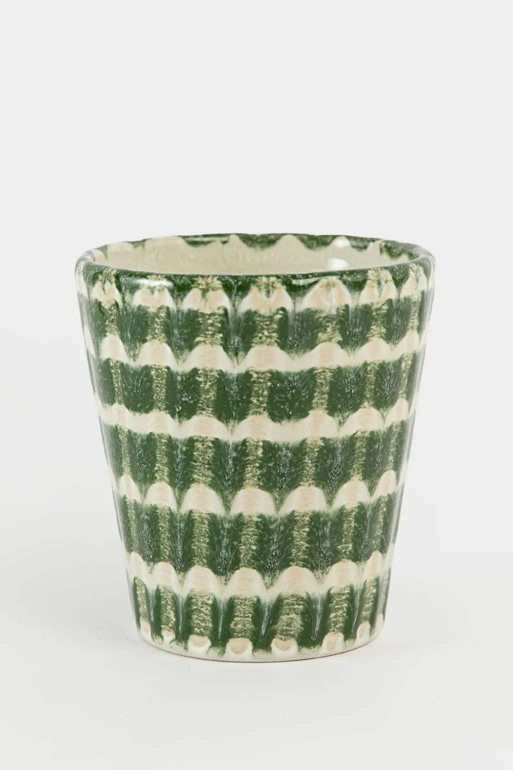 Groene koffiemokken met print