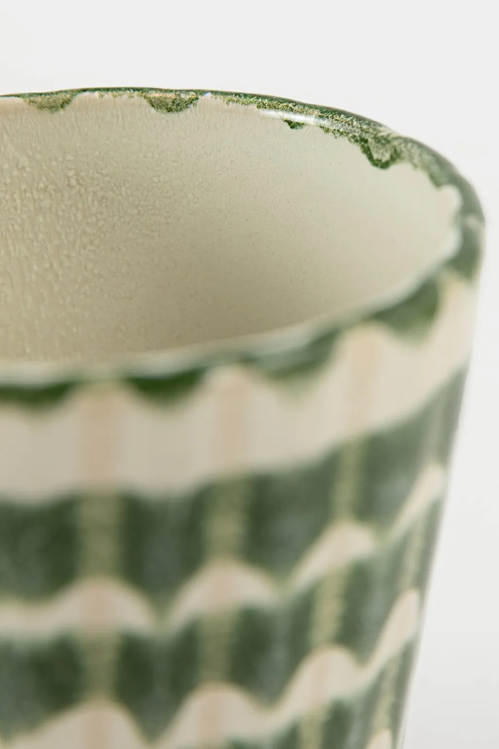 Groene koffiemokken met print