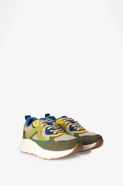 Groene mesh sneakers