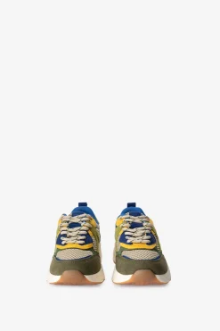 Groene mesh sneakers