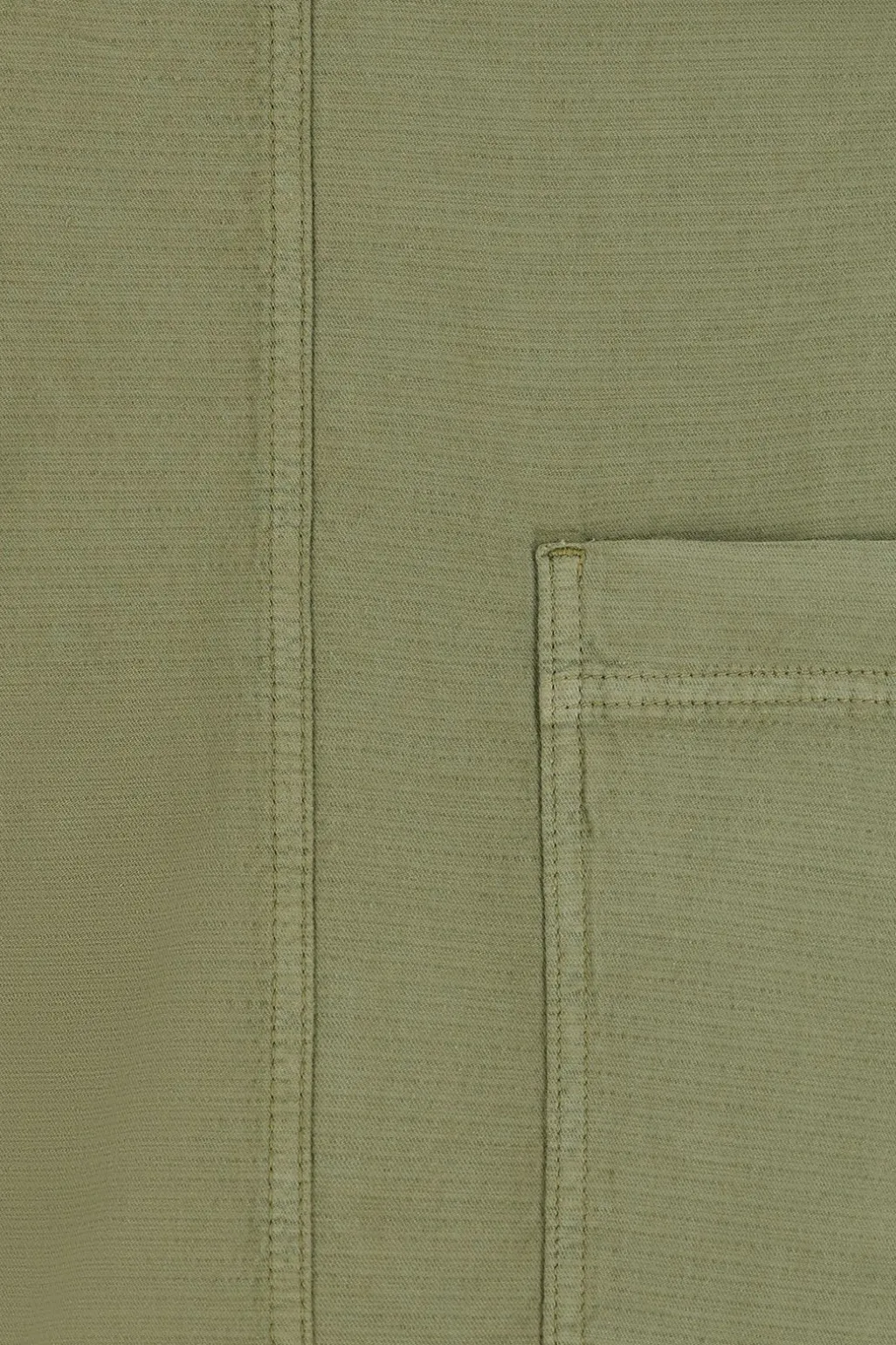 Groene mid waist broek met opgestikte zakken