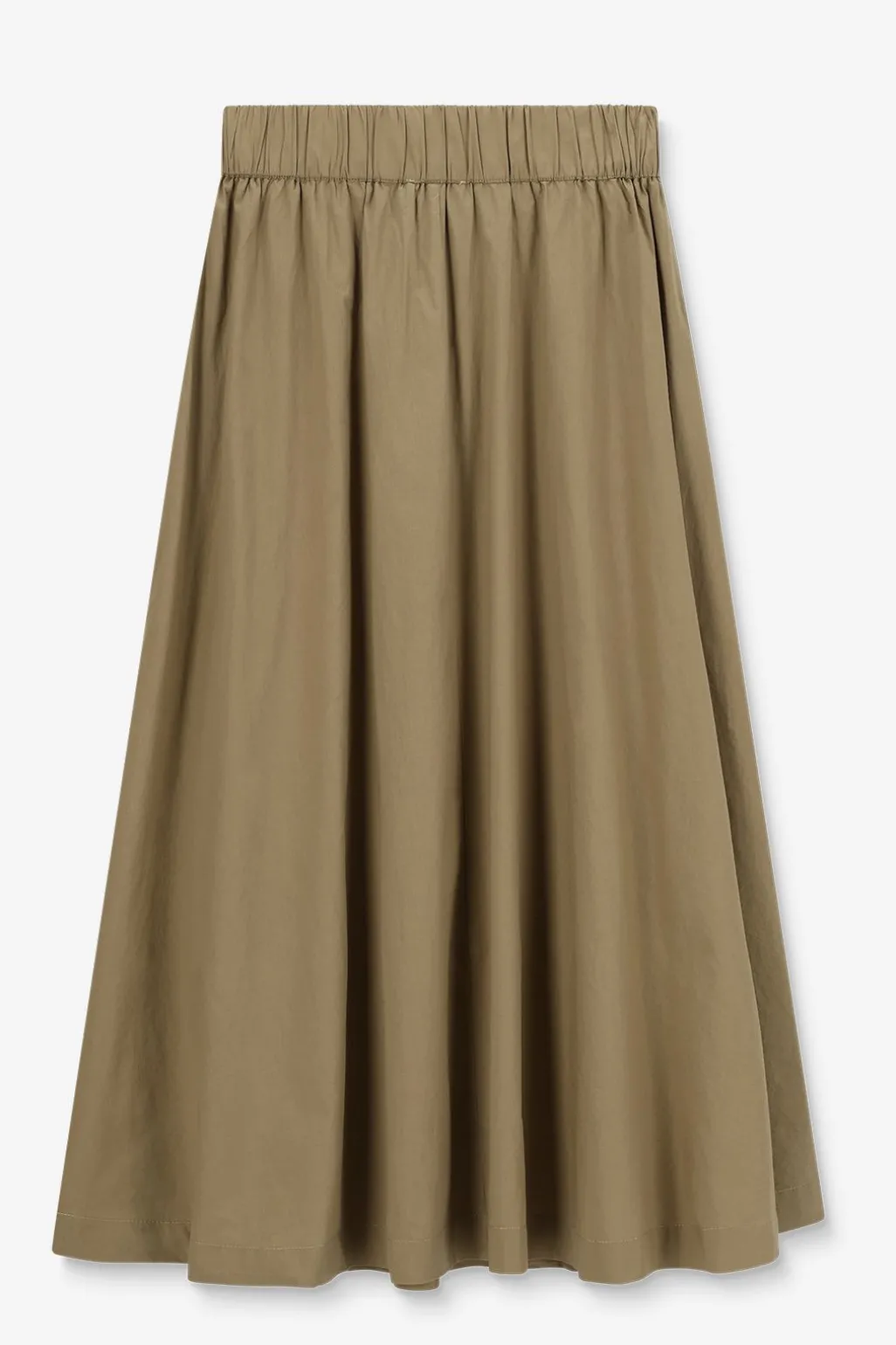 Groene midi-rok