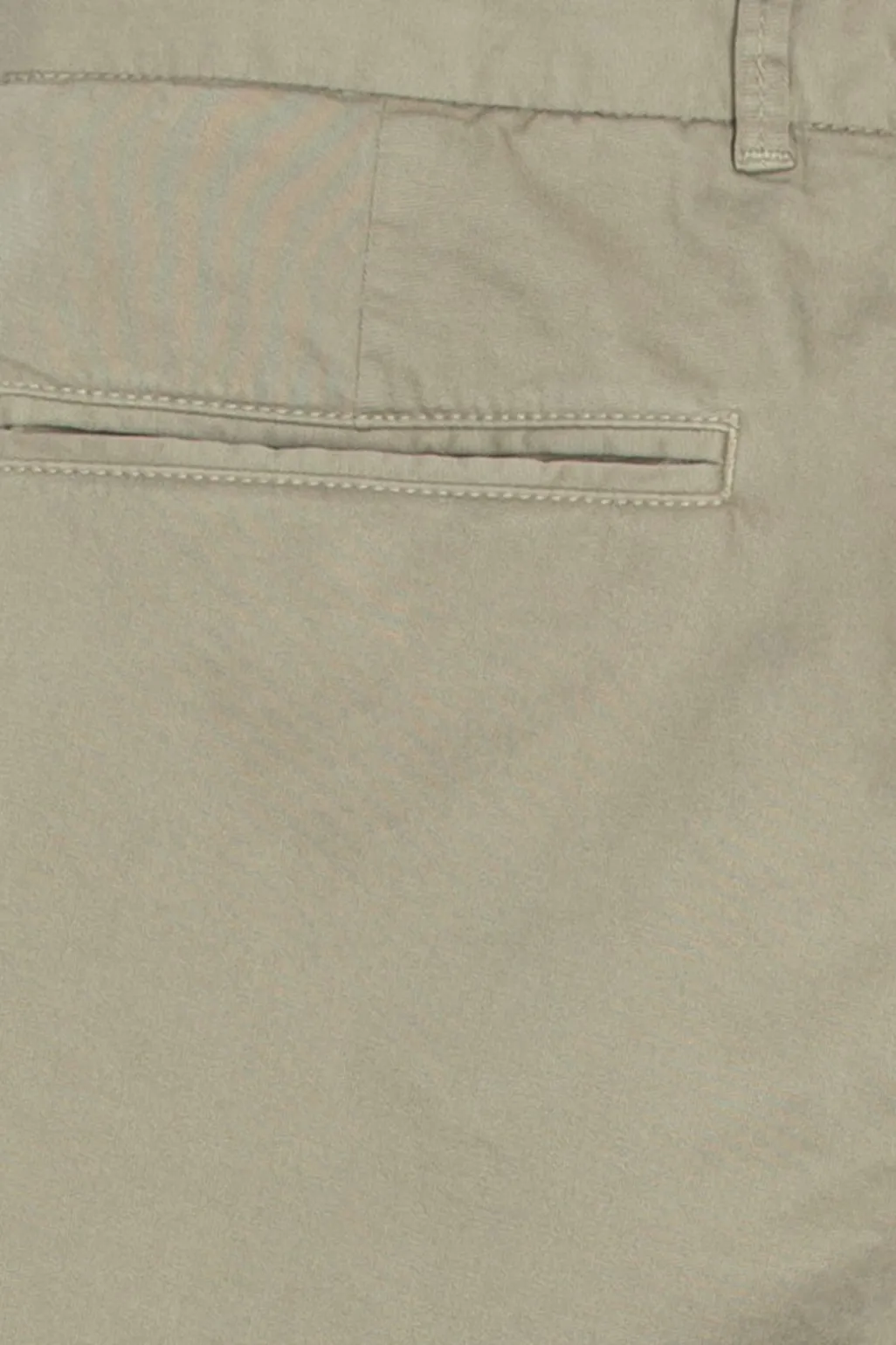 Groene mid-rise katoenen chino