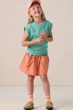 Groene mouwloze sweater