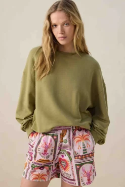 Groene oversized sweater