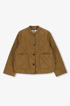 Groene quilted jack