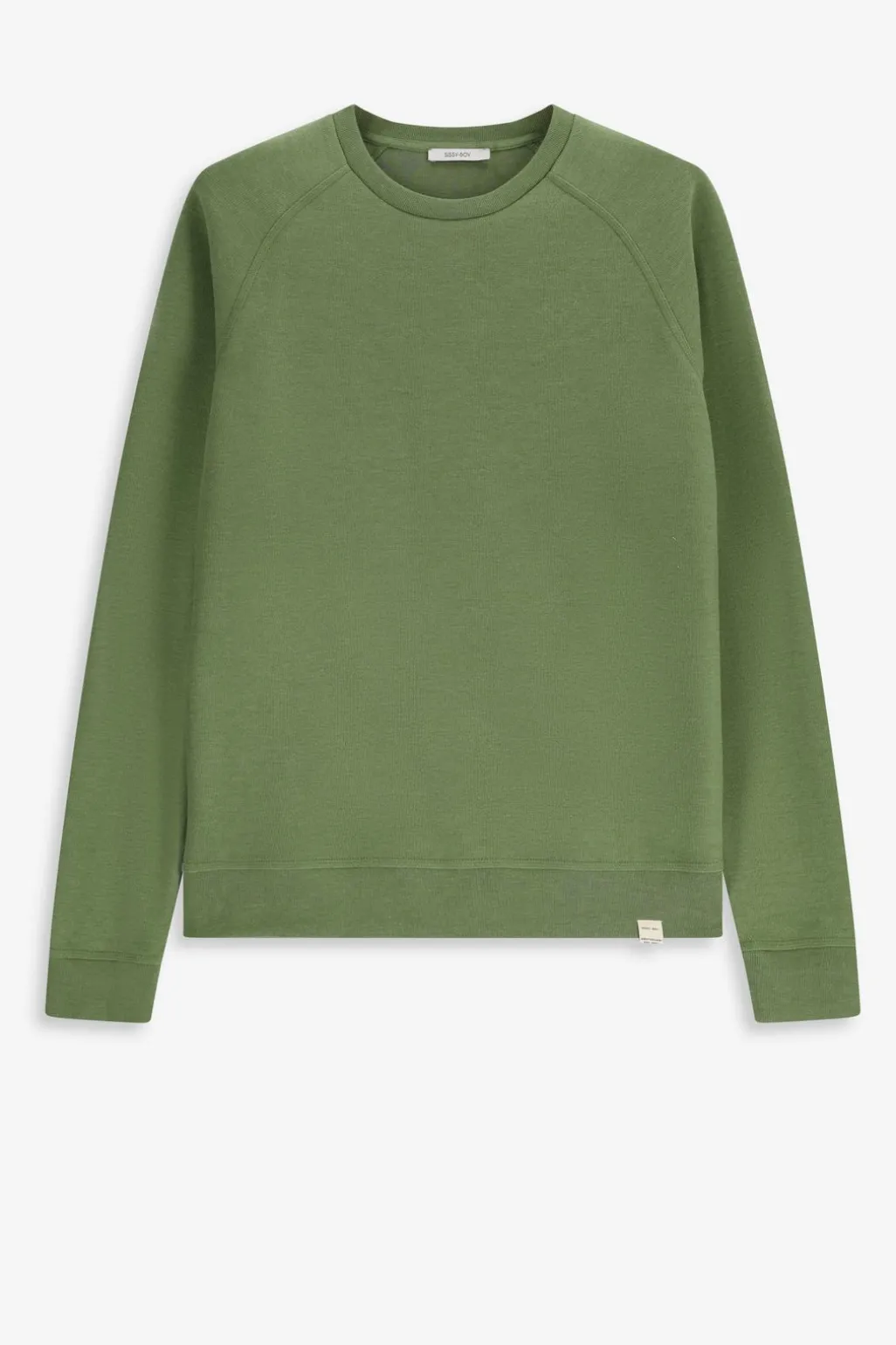 Groene raglan sweater