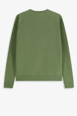 Groene raglan sweater