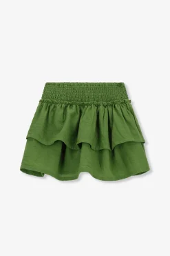 Groene ruffle rok