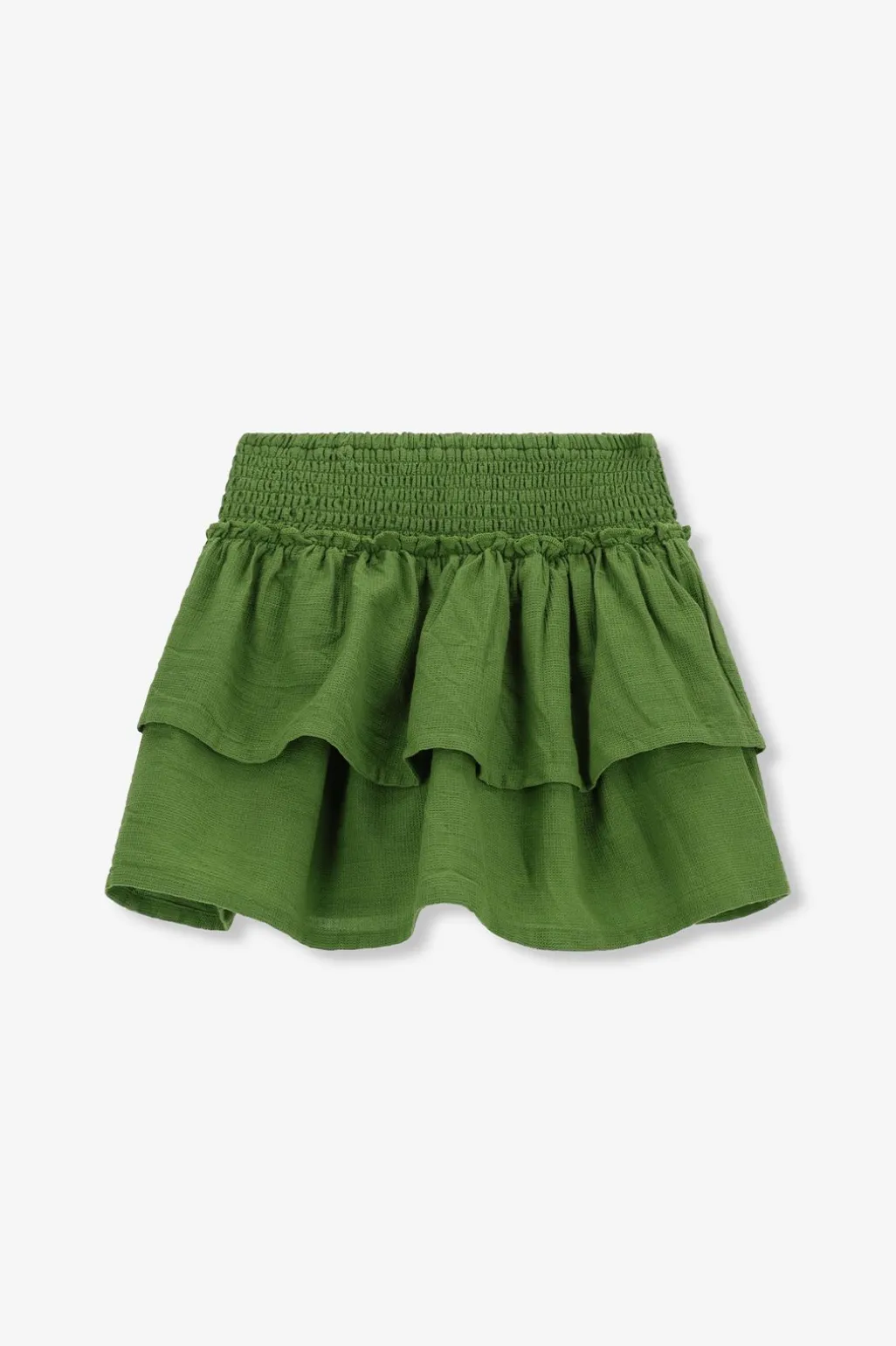 Groene ruffle rok