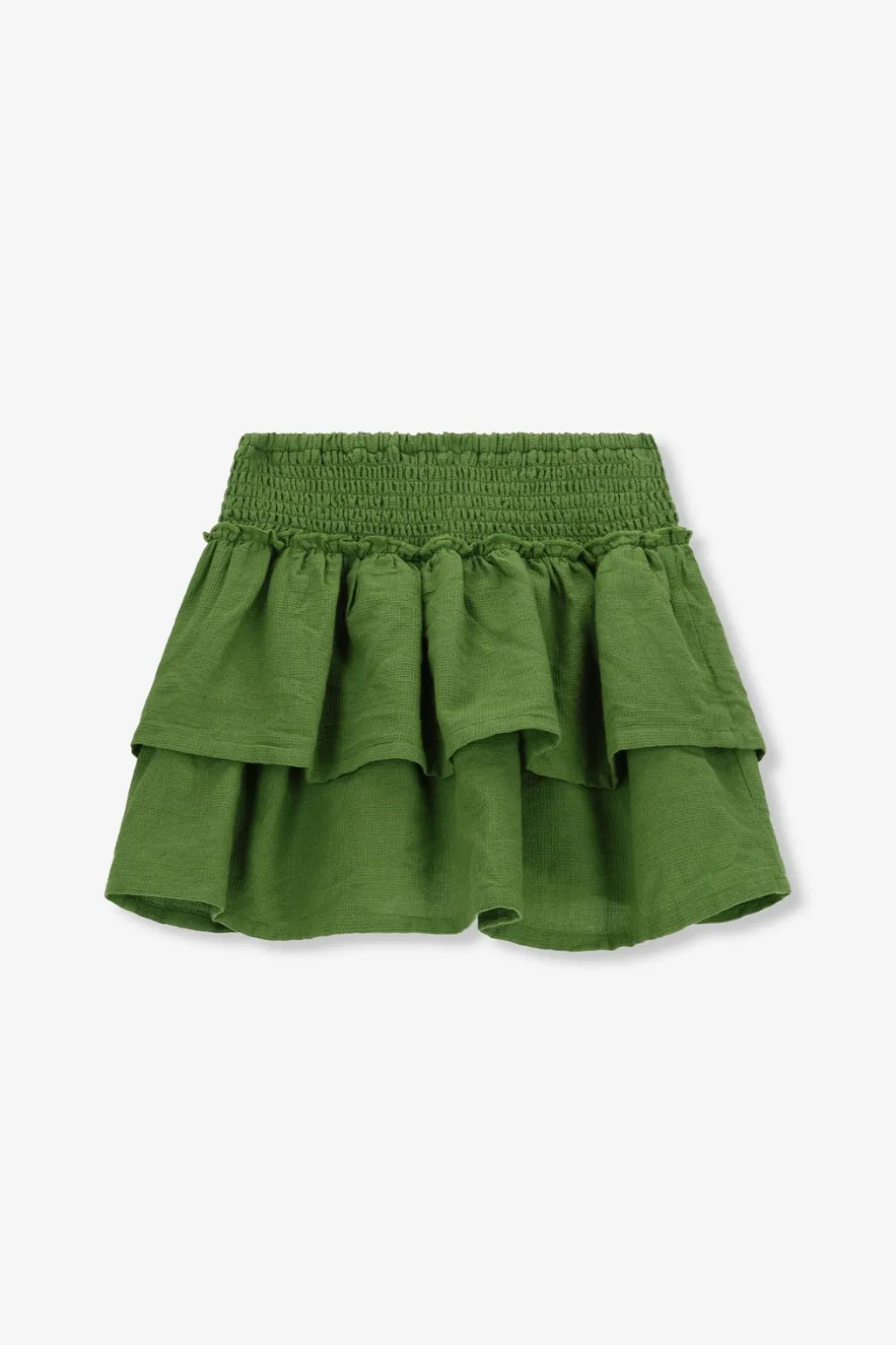 Groene ruffle rok