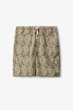 Groene short met print