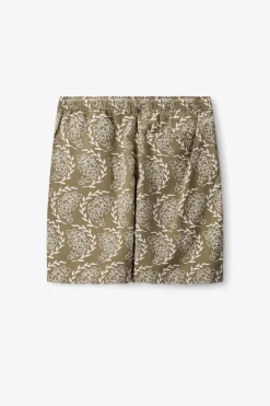 Groene short met print