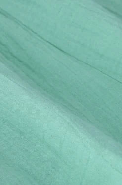 Groene shorts met ruffle details