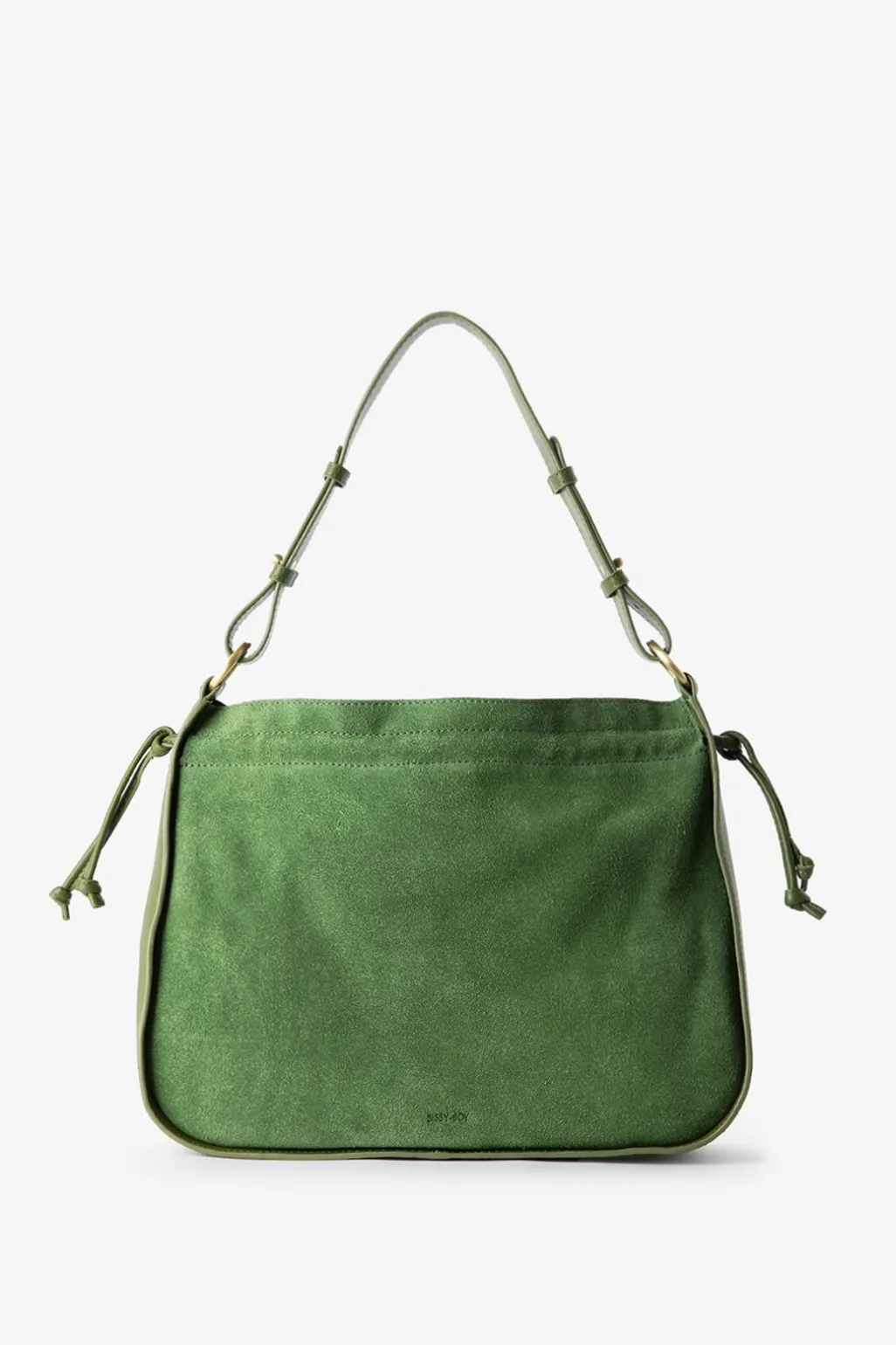 Groene suède schoudertas