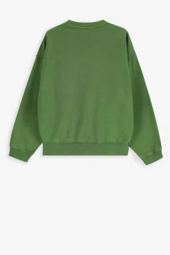 Groene sweater met artwork