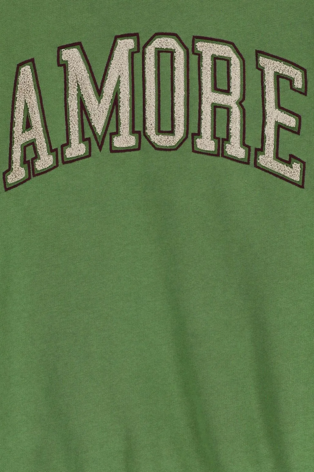 Groene sweater met artwork