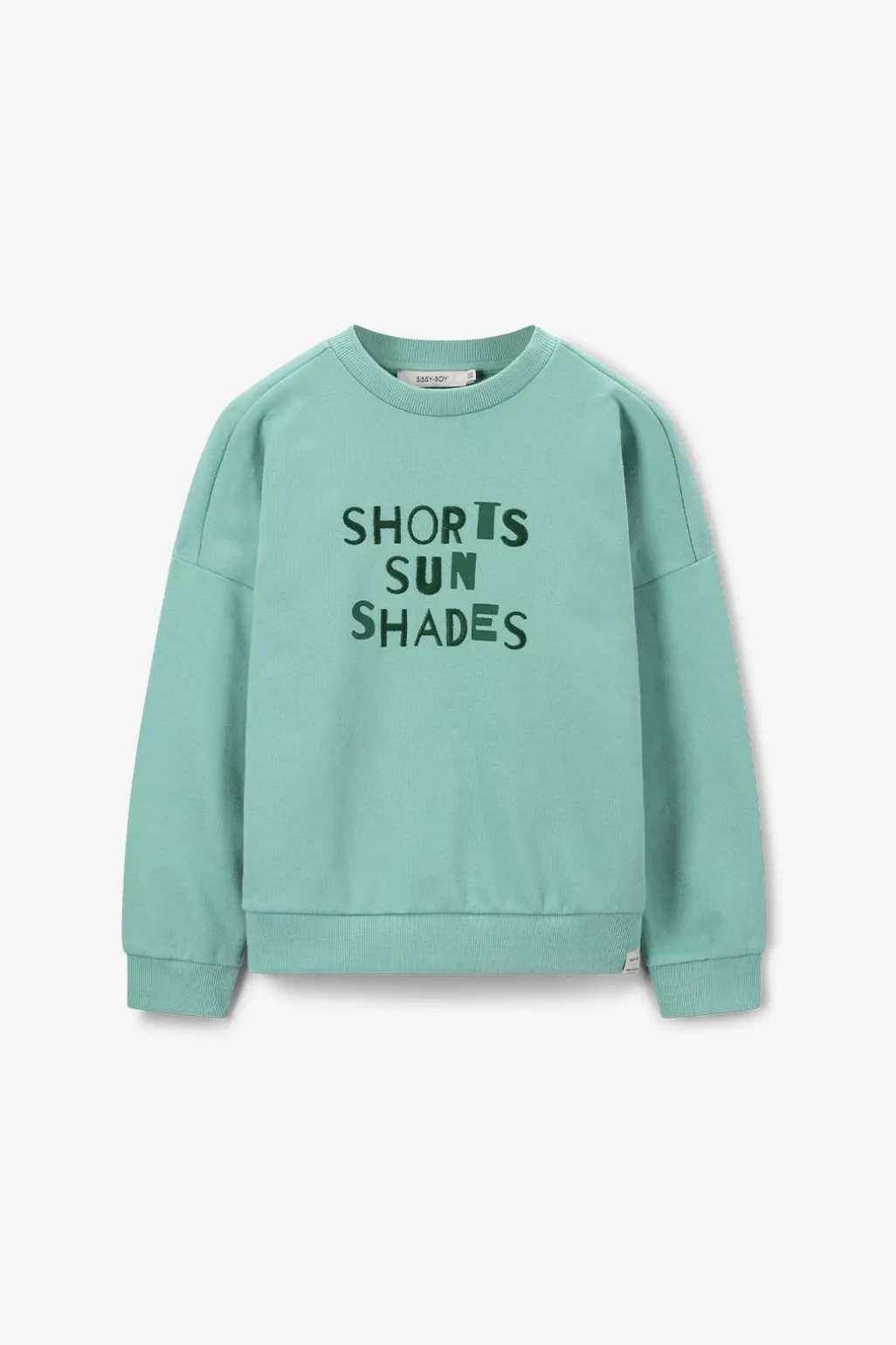 Groene sweater met artwork