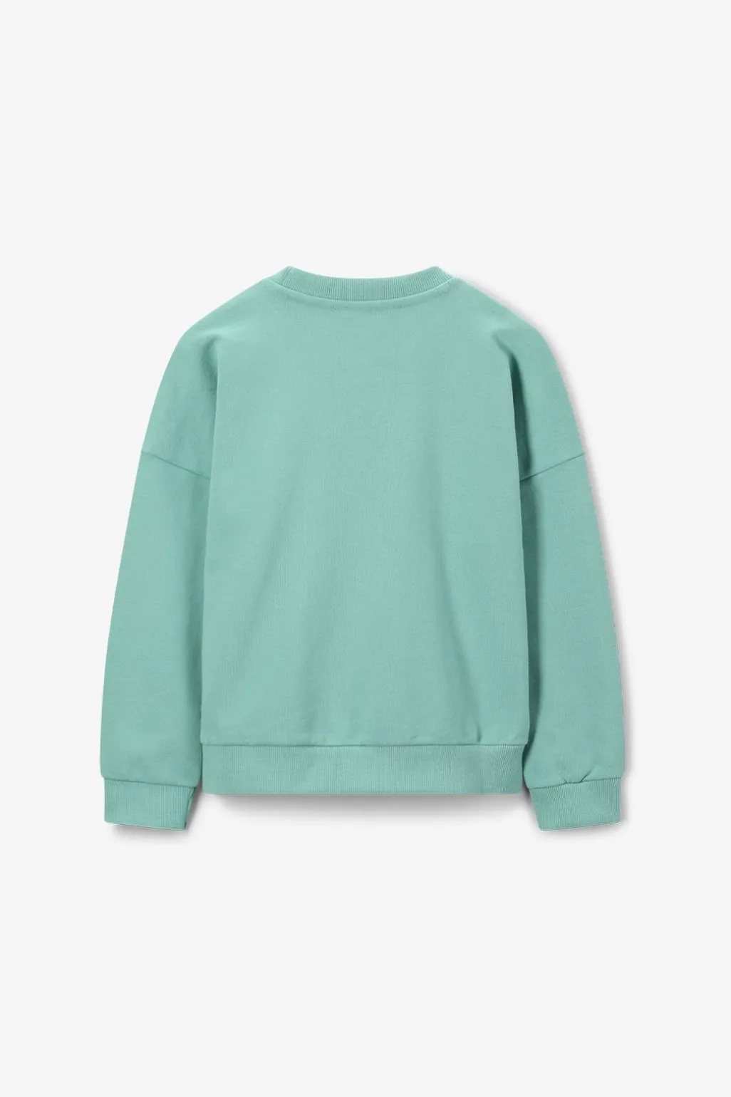 Groene sweater met artwork