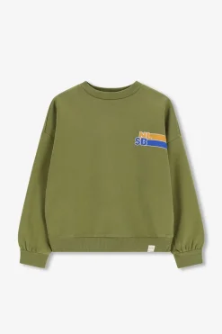 Groene sweater met print