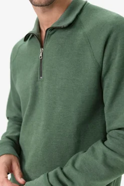 Groene sweater met rits