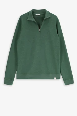 Groene sweater met rits
