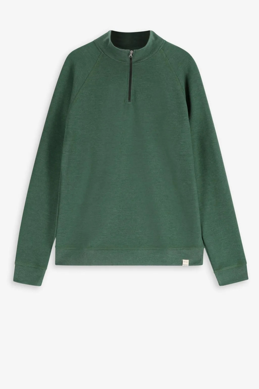 Groene sweater met rits
