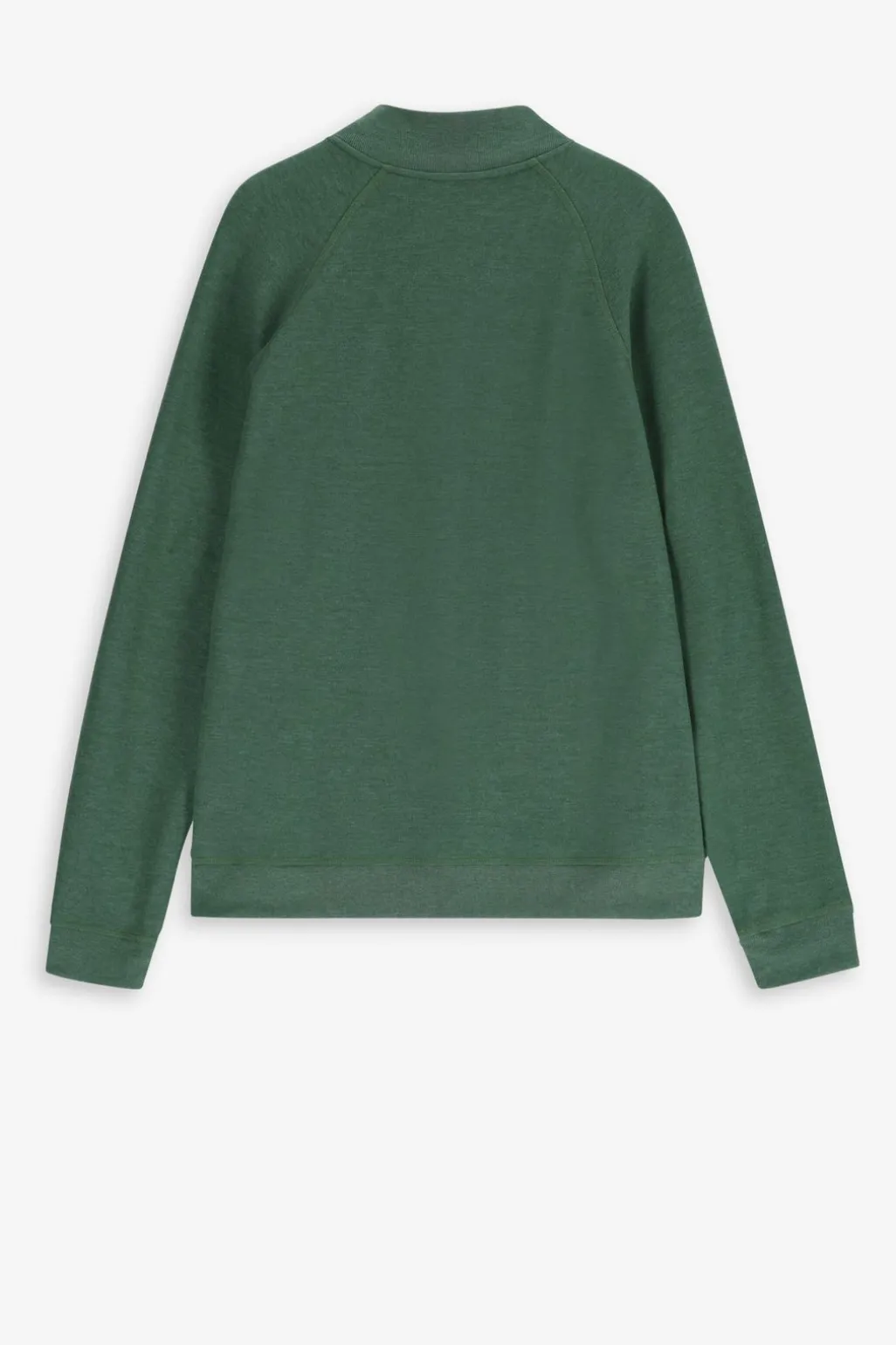 Groene sweater met rits