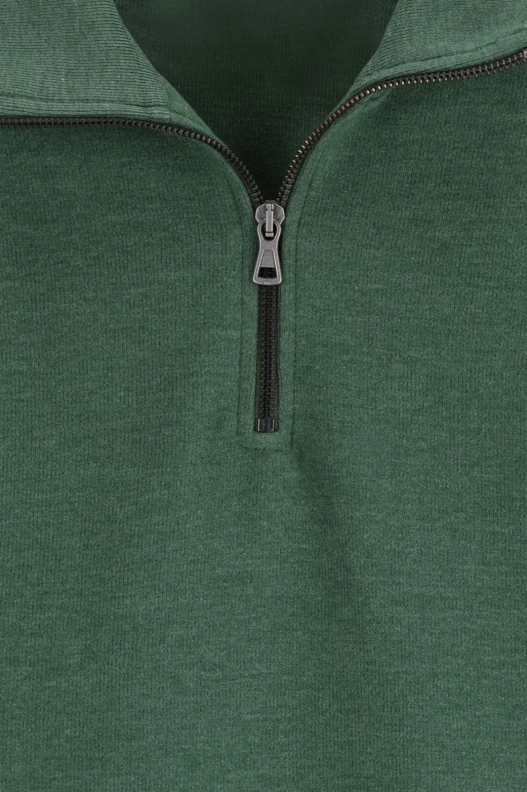 Groene sweater met rits