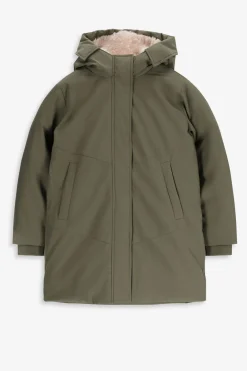 Groene technische parka jas