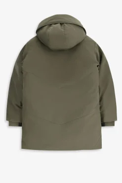 Groene technische parka jas
