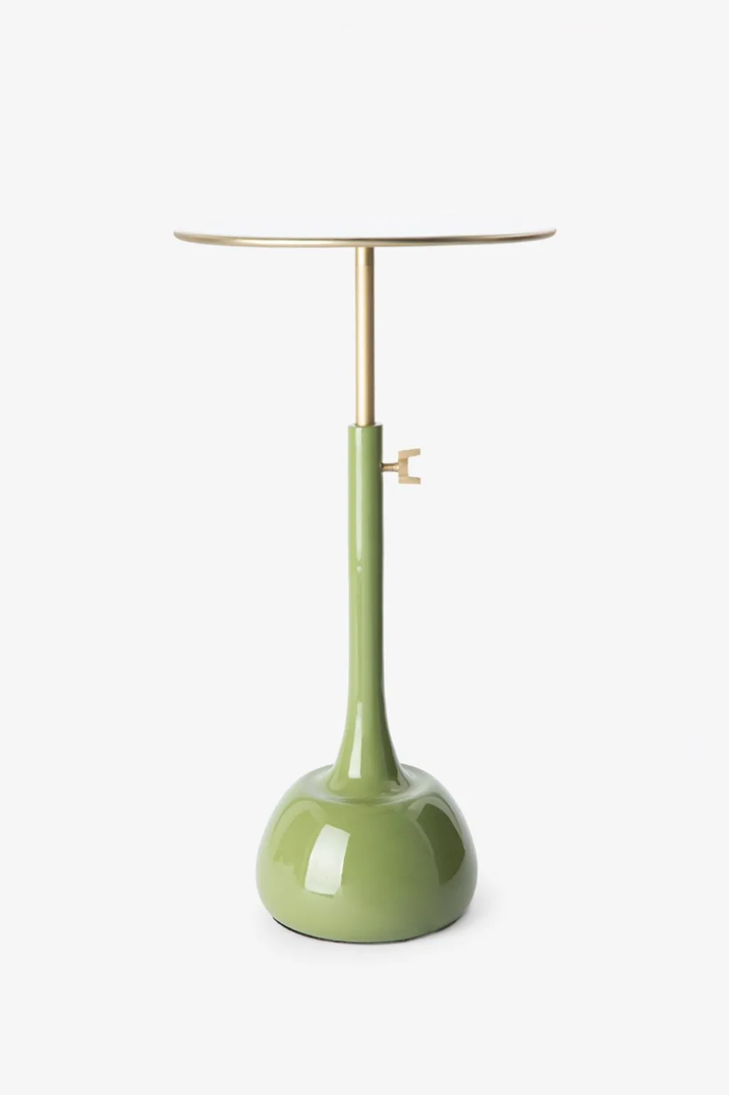 Groene verstelbare bijzettafel