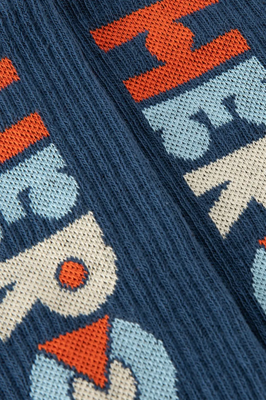 HEROES ON SOCKS donkerblauwe sokken met popart