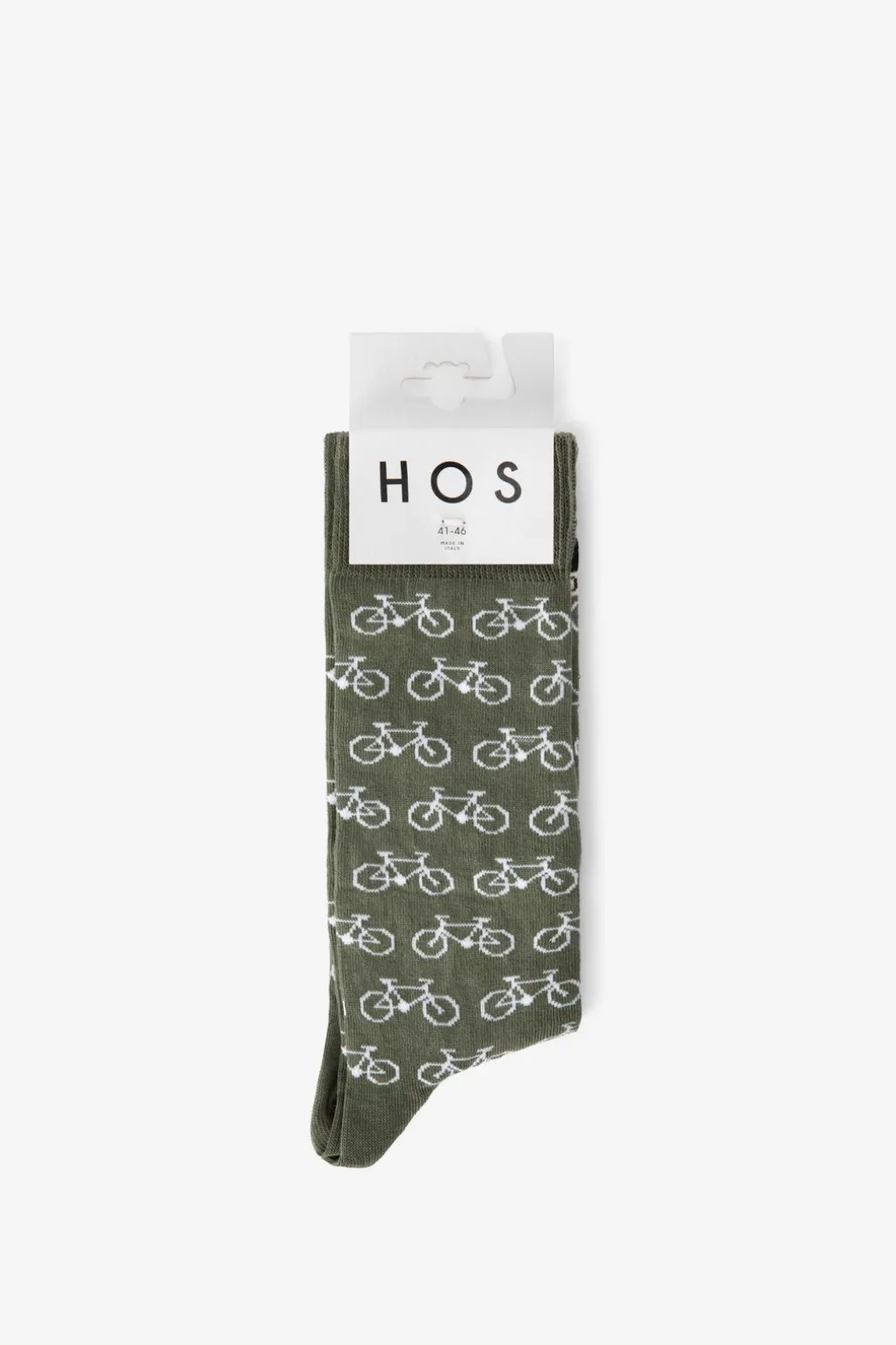 Heroes on Socks donkergroene sokken met print