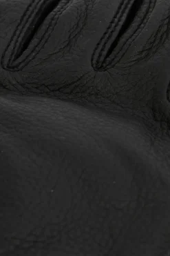 Hestra zwarte handschoenen leer