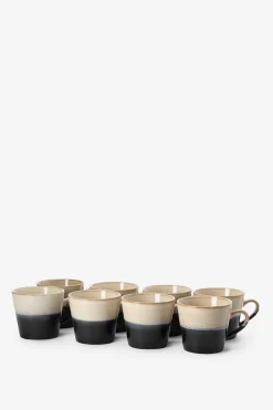 HKliving 70s ceramics cappuccino mokken Rock
