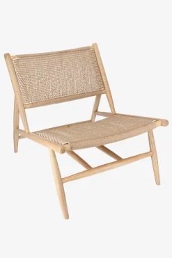 Houten rotan stoel
