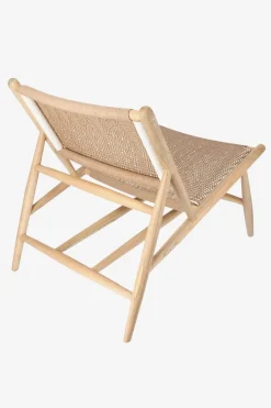 Houten rotan stoel