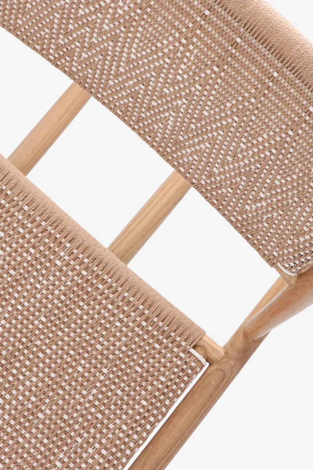 Houten rotan stoel