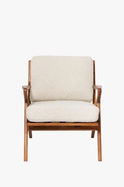 Houten stoel mid century