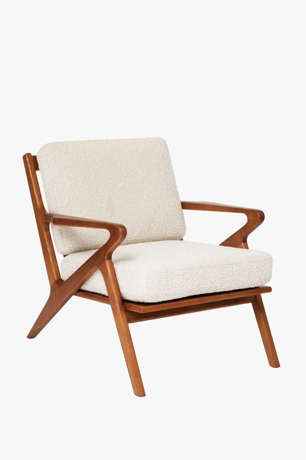 Houten stoel mid century