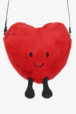 JELLYCAT rode tas hartvorm