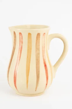 Karaf beige met strepen