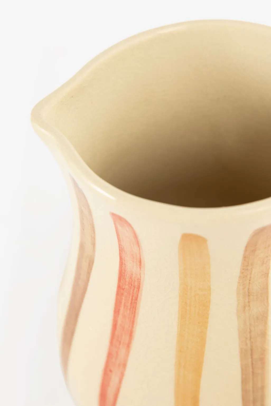 Karaf beige met strepen