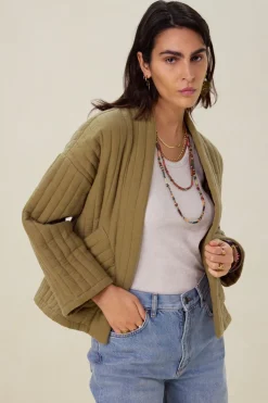 Khaki kimono jack